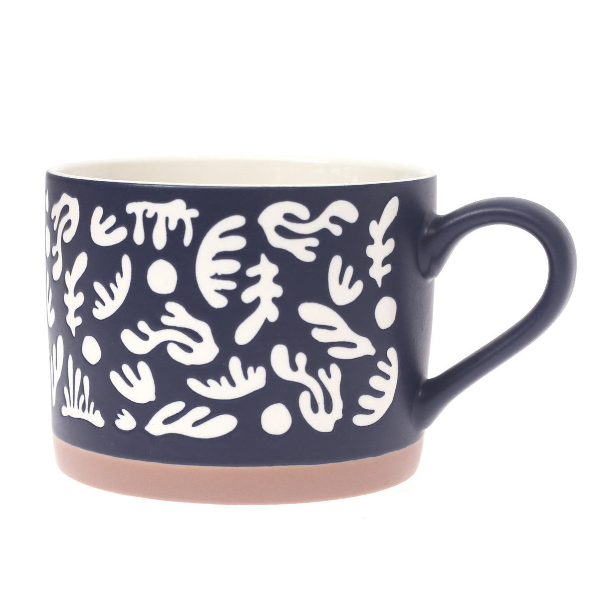 Soup Mug Leaf Black.SD-003