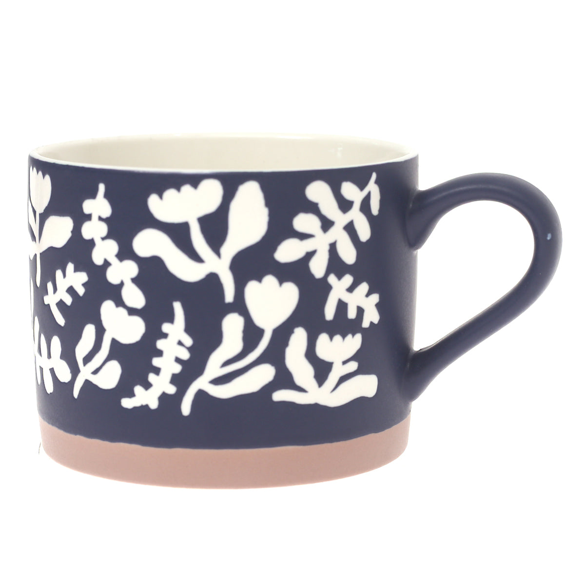 Soup Mug Flower Black.SD-003