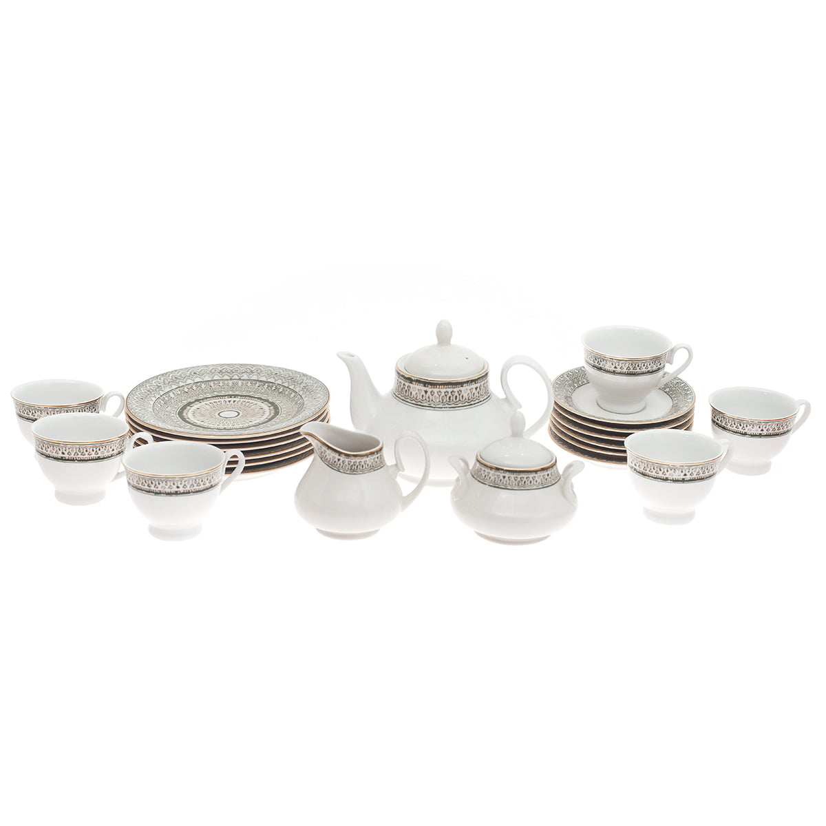 23Pcs Tea Set Hazel Texture