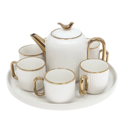 Tea Set W/Revolving Tray ABC-13