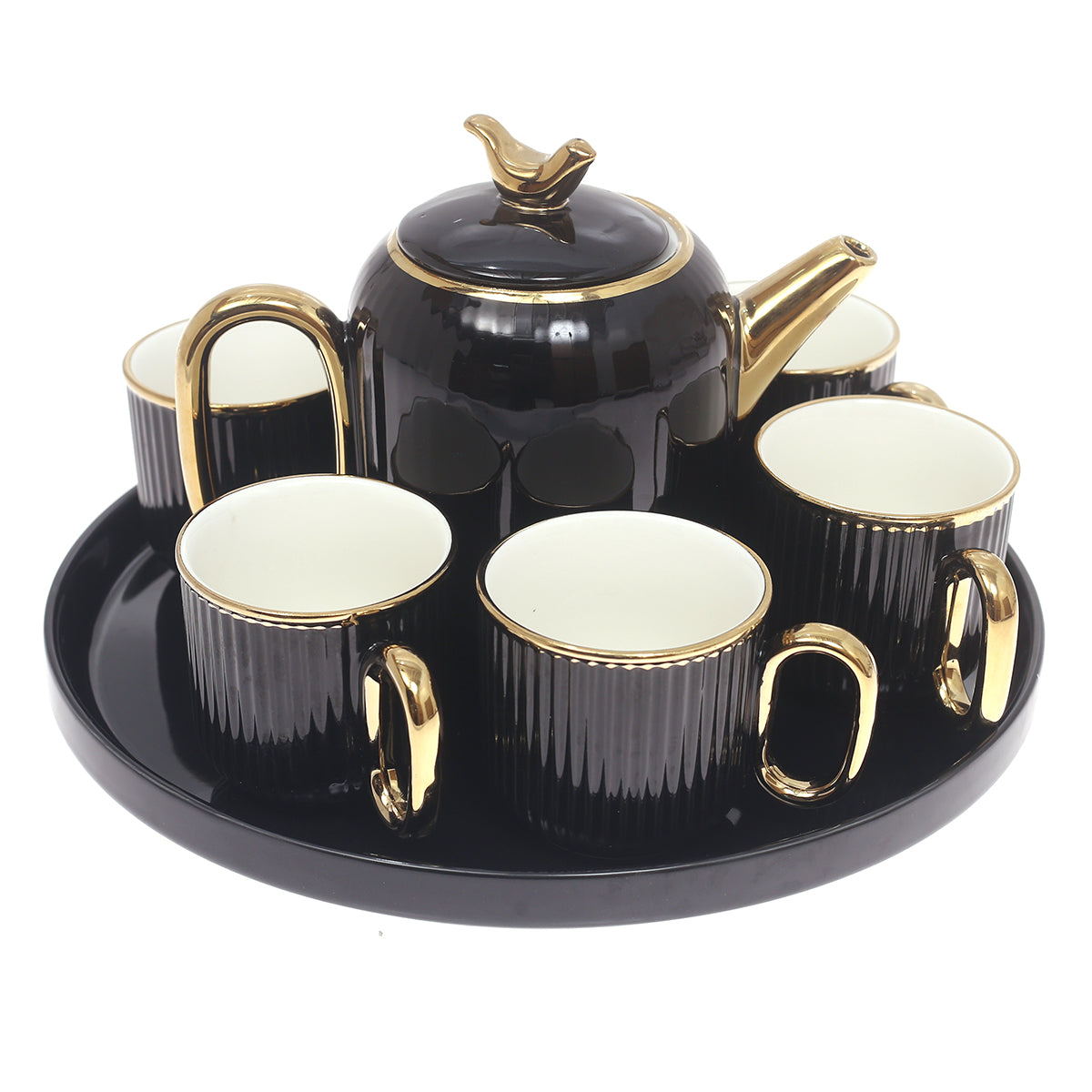 Tea Set W/Revolving Tray ABC-14