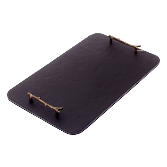 Leather tray (Black) - Habitt