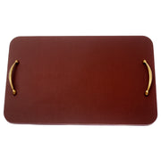 Leather tray (Brown) - Habitt
