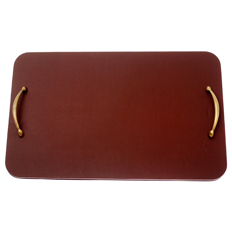 Leather tray (Brown) - Habitt