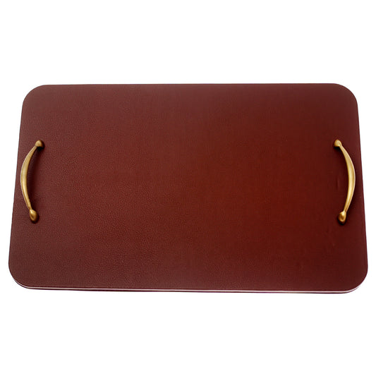 Leather tray (Brown) - Habitt