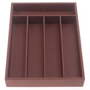 Leather Cutlury Box Brown - Habitt