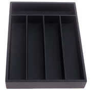 Leather Cutlury Box Black - Habitt