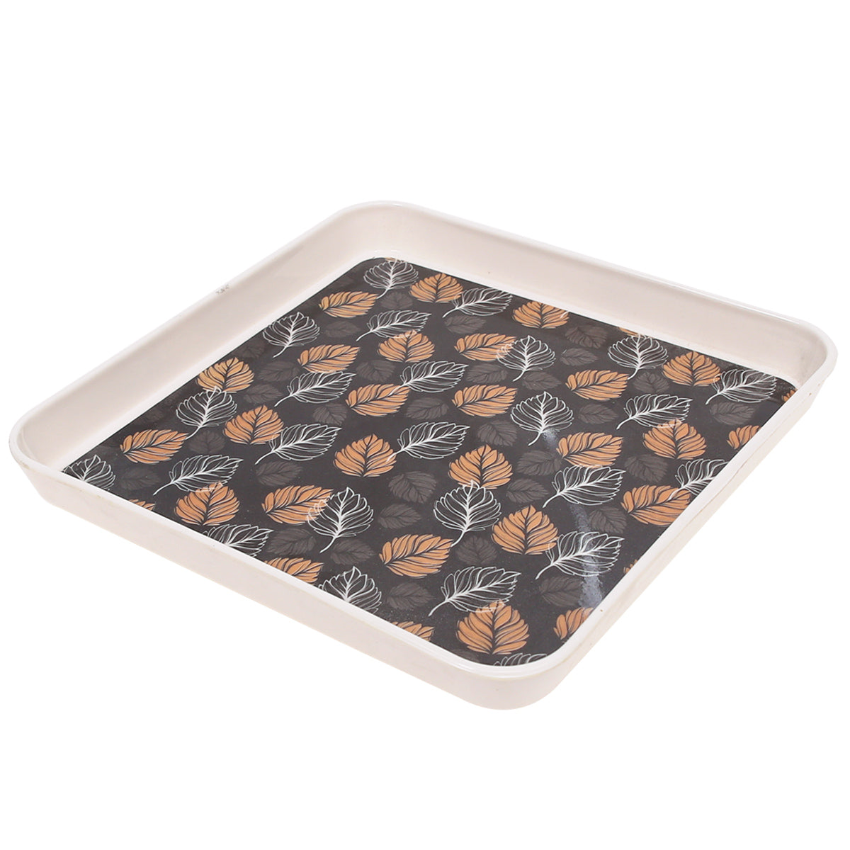 Vista Tray Large (Leaves Printed)