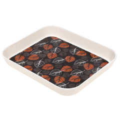 Vista Tray Small (Leaves Printed)