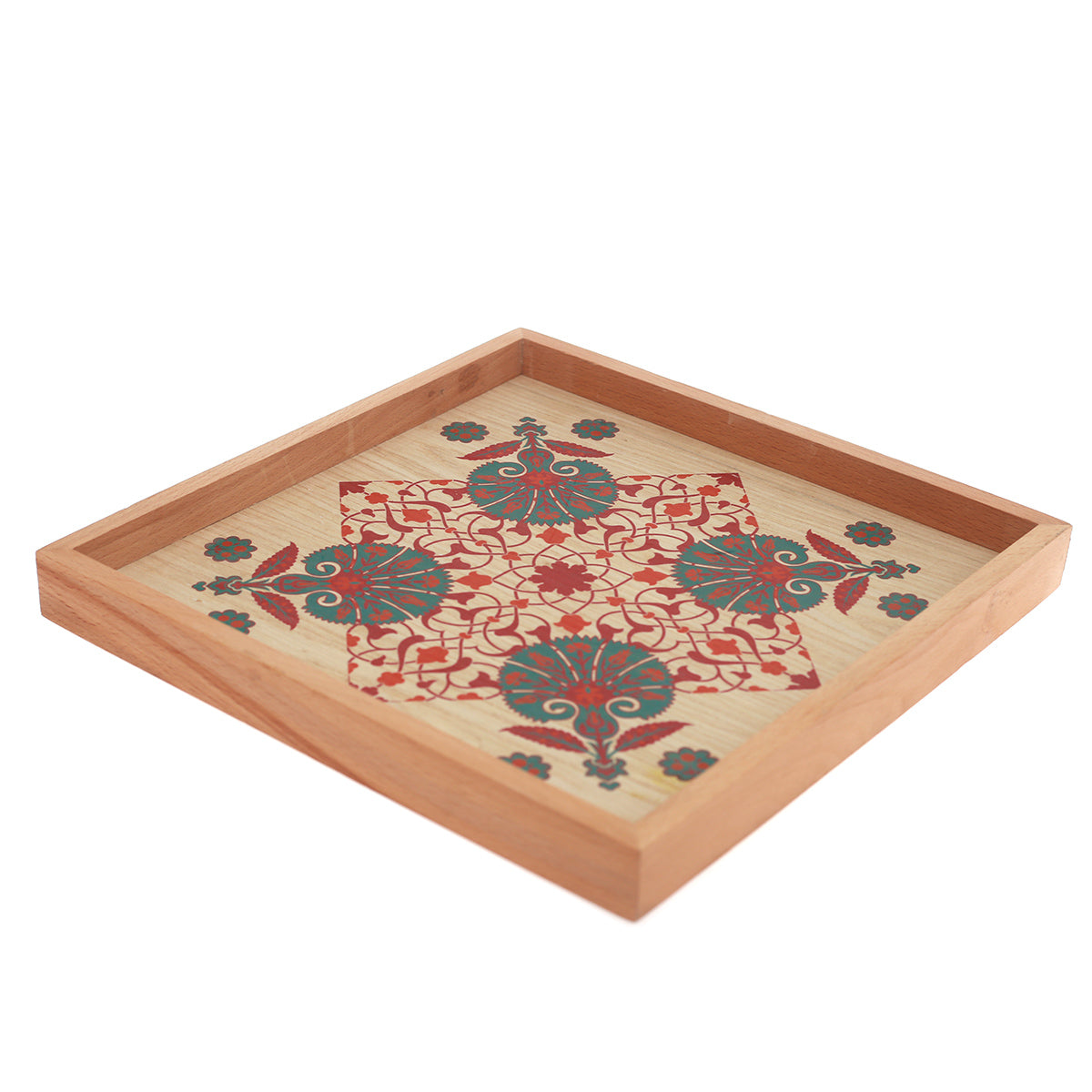 Festive Hexagon Printed Tray