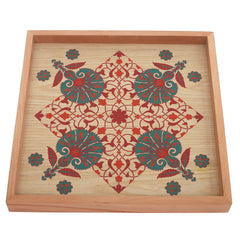 Festive Hexagon Printed Tray