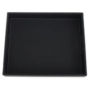 Leatherette Tray Black L - Habitt