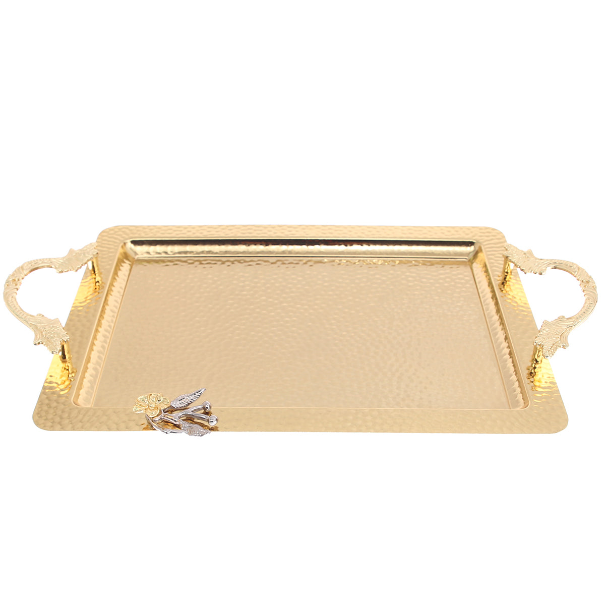 Hammered Rectangle Tray Small G-2626 - Habitt