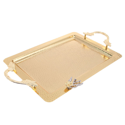 Hammered Rectangle Tray Small G-2626 - Habitt