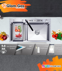 Buy Now Glamgas Life Style 57 Box | Built In Kitchen Sink Price in Pak