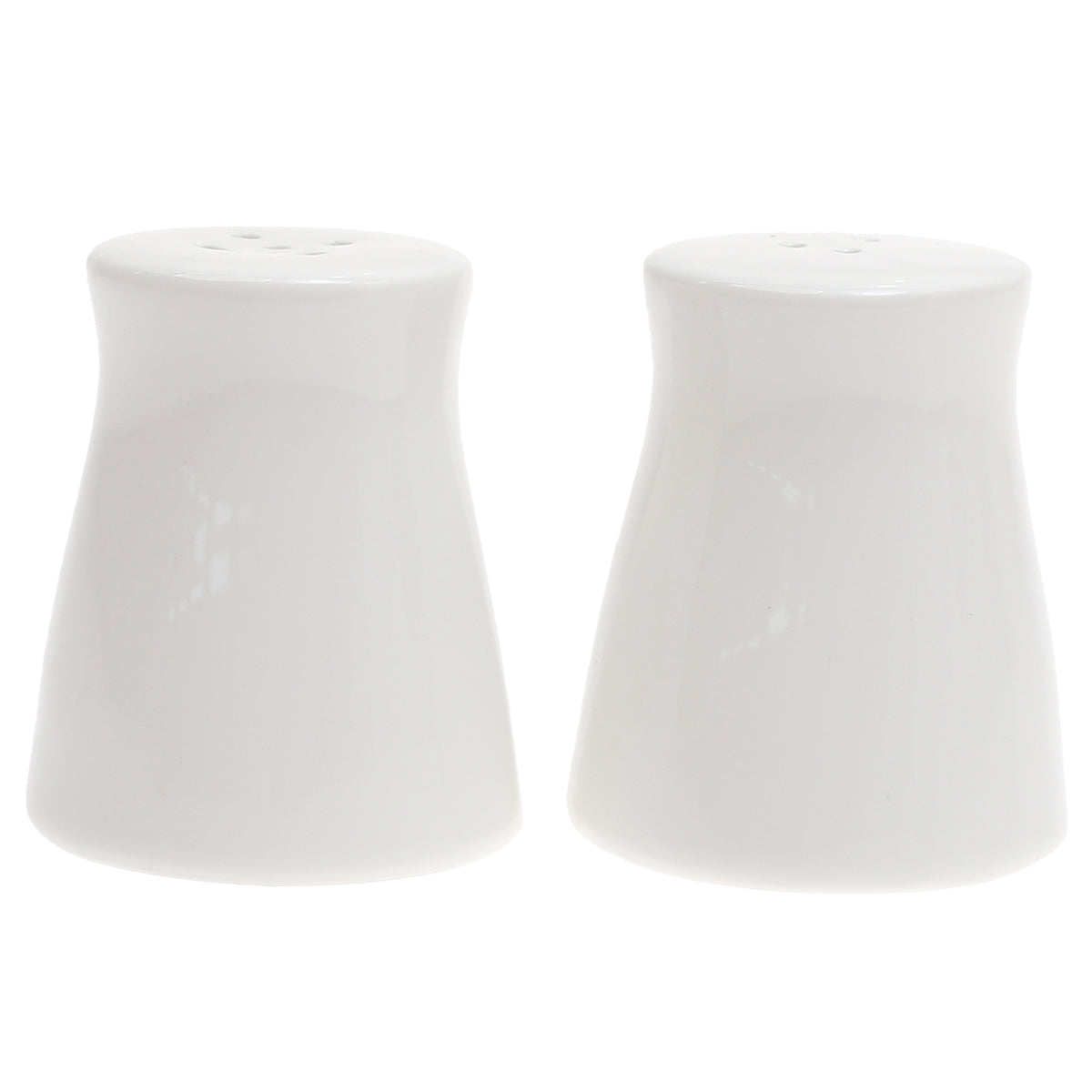 Salt & Pepper Shaker Set – Symphony White Ceramic (2 Pcs)
