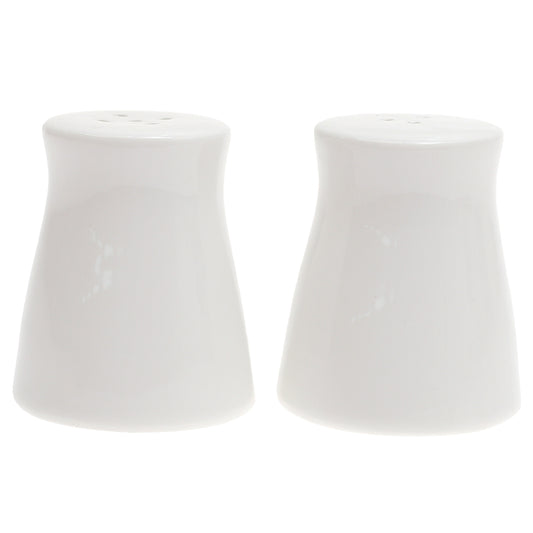Salt & Pepper Shaker Set – Symphony White Ceramic (2 Pcs)