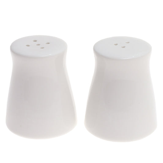 Salt & Pepper Shaker Set – Symphony White Ceramic (2 Pcs)