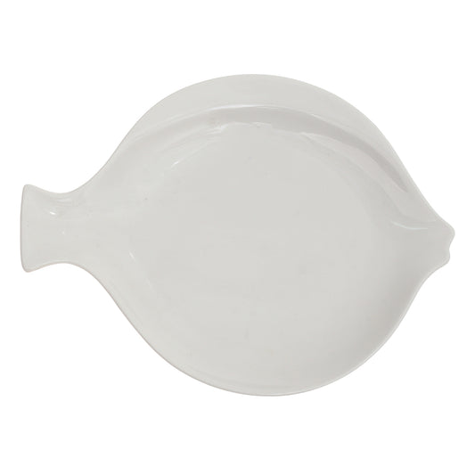 20cm Nemo Fish-Shaped Dish – Symphony White Ceramic Platter