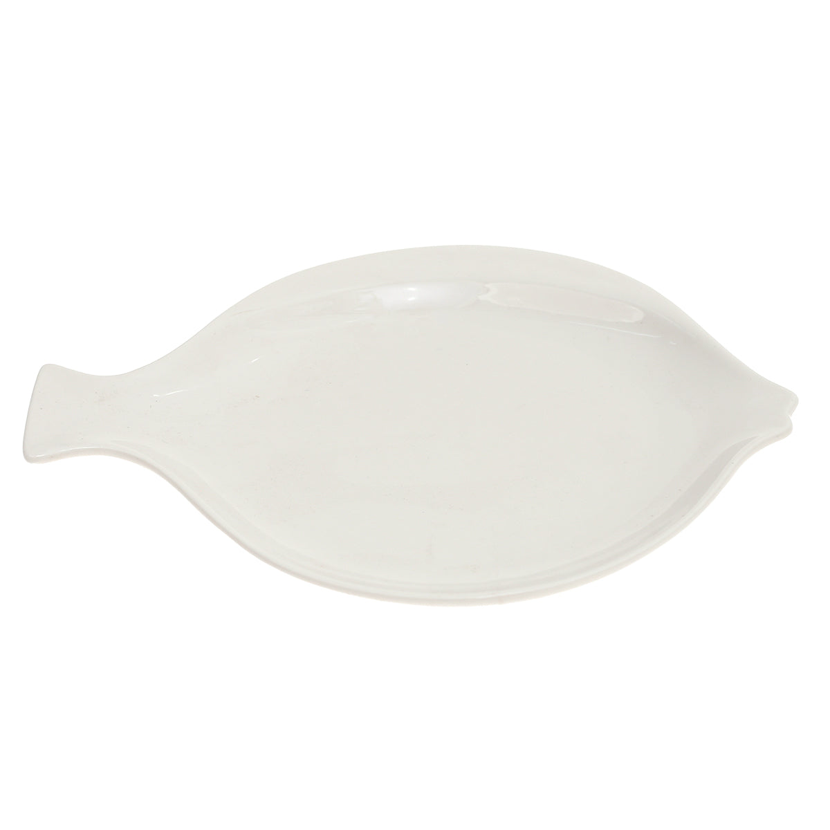20cm Nemo Fish-Shaped Dish – Symphony White Ceramic Platter