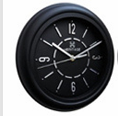 Heritage Wall Clock CLK-035A – 15" Black & Grey