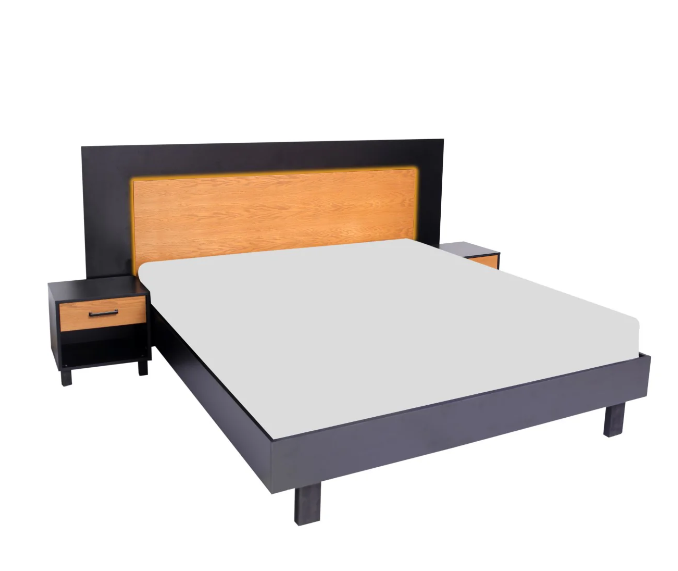 Ozmane Bed with two side table