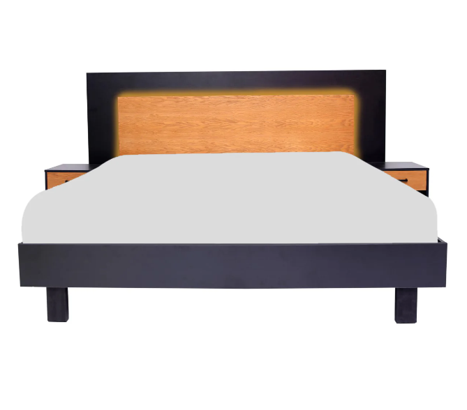 Ozmane Bed with two side table