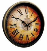 Heritage Oxford Wall Clock – 14 Inch Plastic Frame