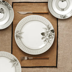 Shadow Bloom Dinner Set – Dark Florals with Deep, Timeless Elegance (22 / 30 / 43 PCS)