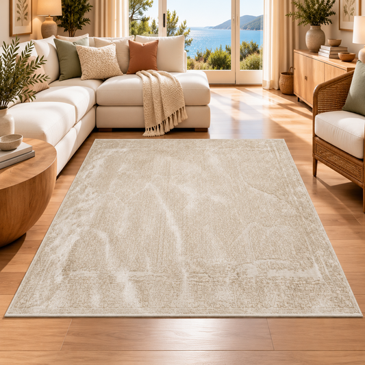 Rug 5x8 Ft - EC99ASH CREAM