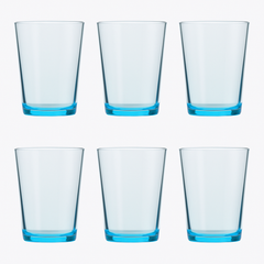 (PACK OF 6) Premium Acrylic Drinking Glass Set – Unbreakable Tumblers Pack of 6