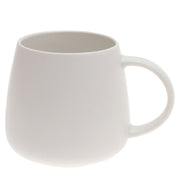 Minimalist Ceramic Mug 490ml – Matte Black or White - Habitt