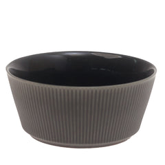 Textured Ceramic Bowl 580ml – Black or White | Everyday Tableware