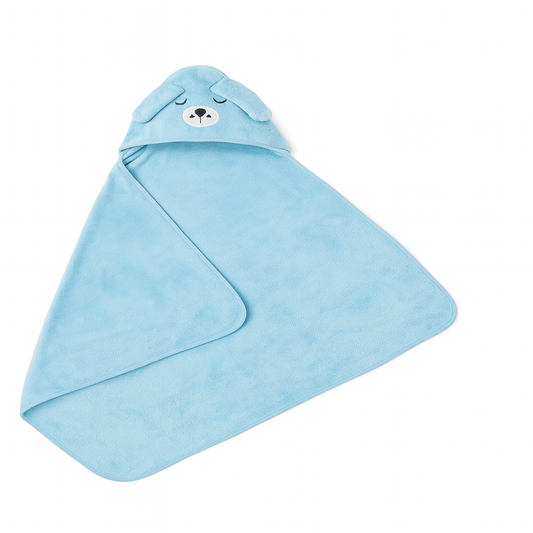 Kids Hooded Bath Towel – Soft & Absorbent Animal Face Wrap