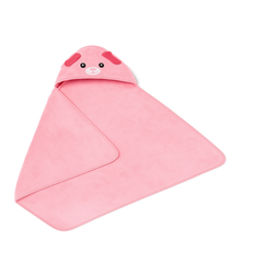 Kids Hooded Bath Towel – Soft & Absorbent Animal Face Wrap