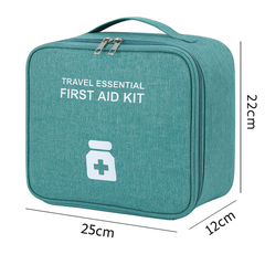 Portable First Aid Medicine Storage Bag – Travel Emergency Organizer