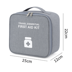 Portable First Aid Medicine Storage Bag – Travel Emergency Organizer