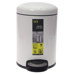 EKO DUSTBIN 5L.WHITE..EK9213