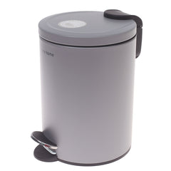 Trash Can LJT02-3-3 3Ltr Gray 8c