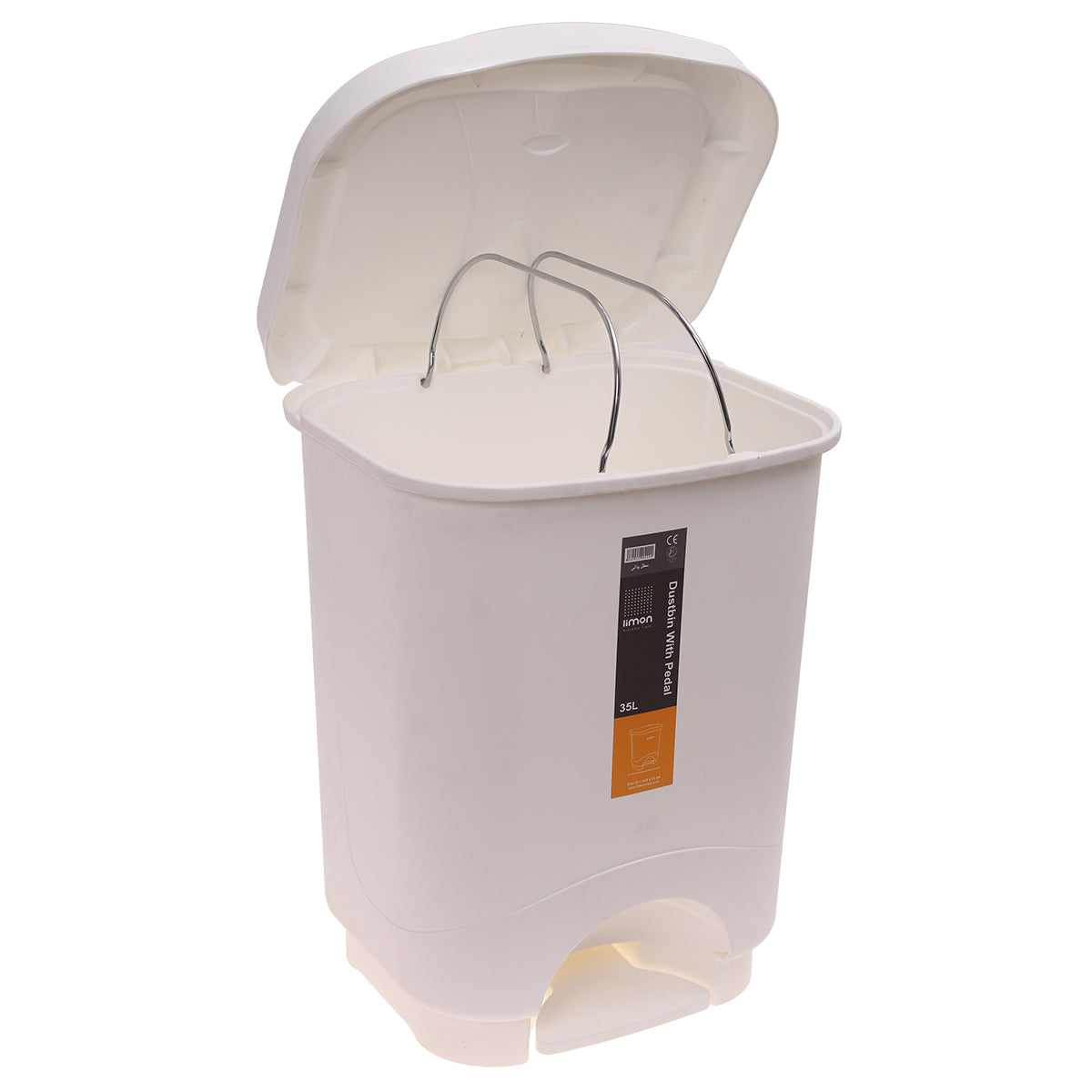 LIMON REC DUSTBIN W/PADLE 35 Ltr 1856