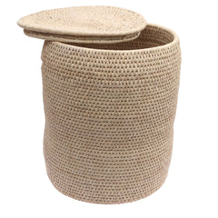 Storage Basket With Cover Cane-Two