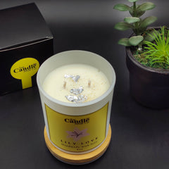 Lily Love - Premium Matte White Jar