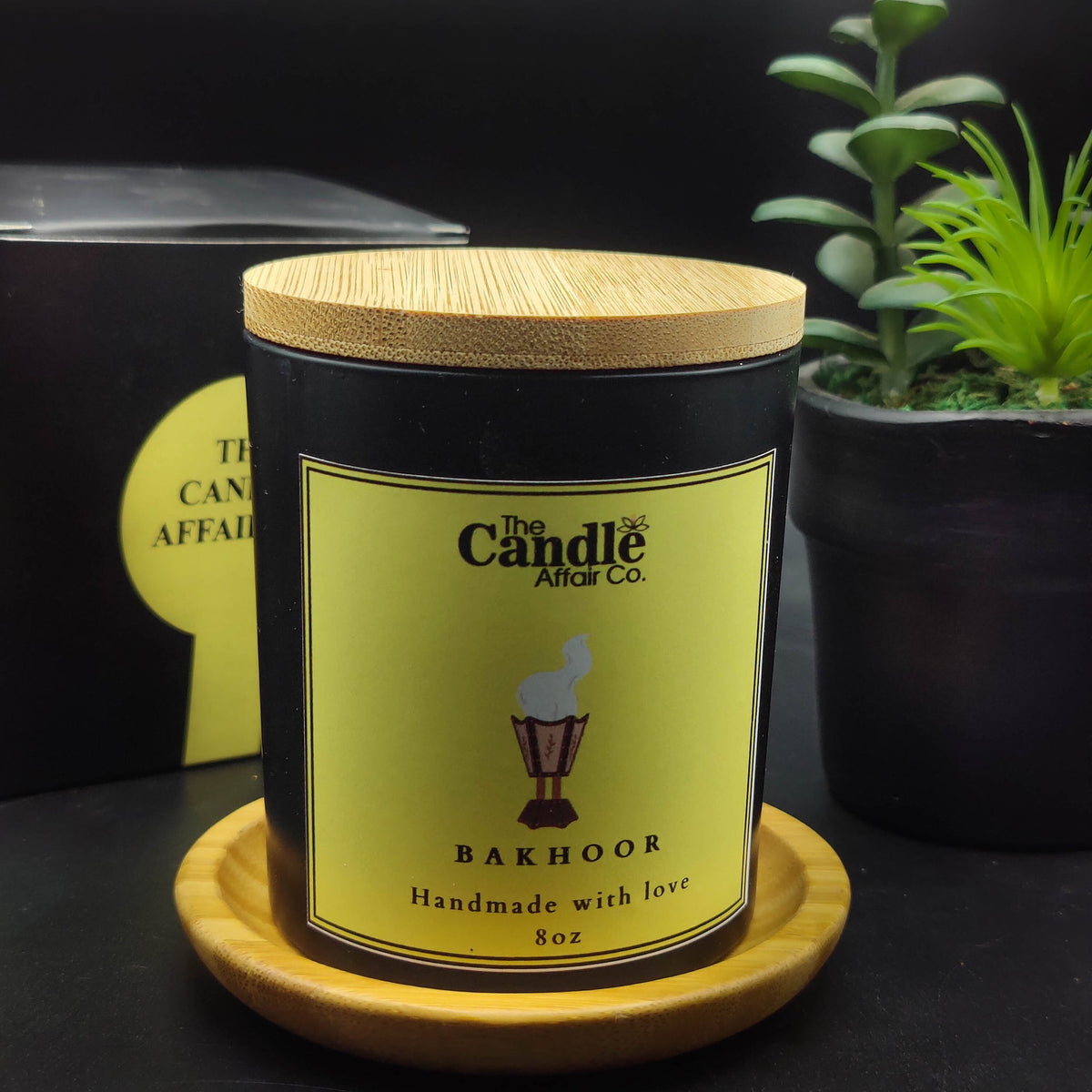 Bakhoor - Premium Matte Black Jar