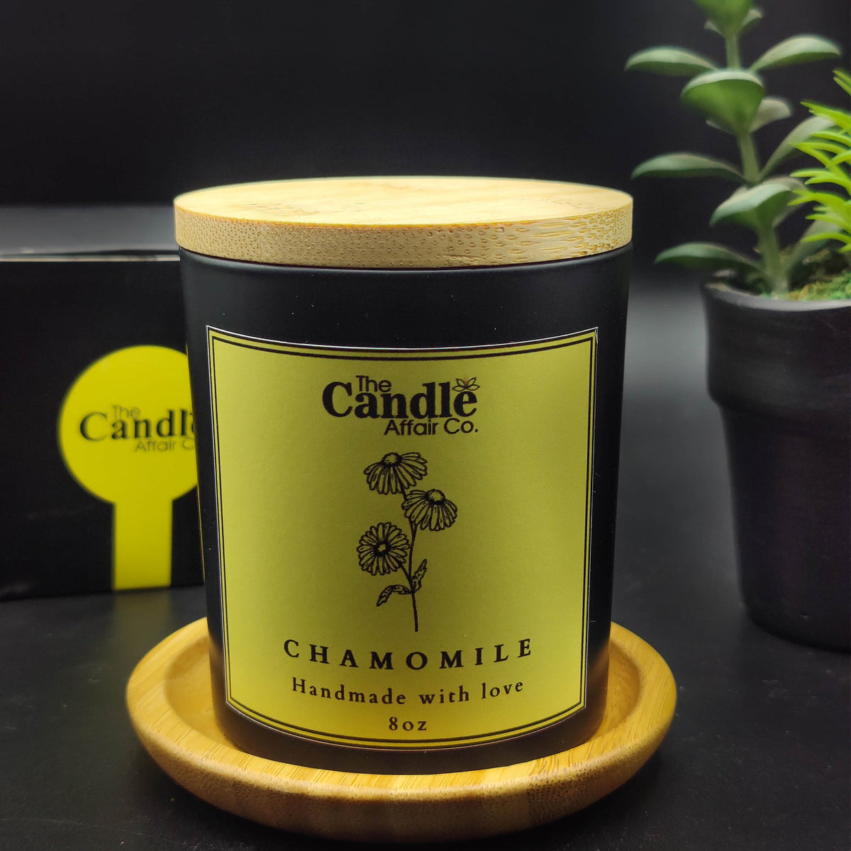 Chamomile - Premium Matte Black Jar