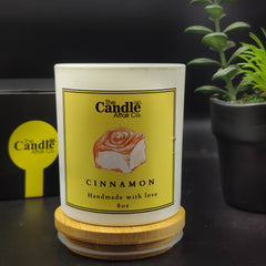 Cinnamon - Premium Matte White Jar