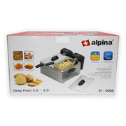 SS.Deep Fryer Twin Bowl F-4008 - Alpina - Habitt