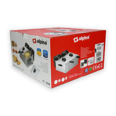 SS.Deep Fryer Twin Bowl F-4008 - Alpina