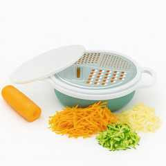 3-in-1 Grater with Storage Bowl & Lid | Multi-Purpose Kitchen Tool