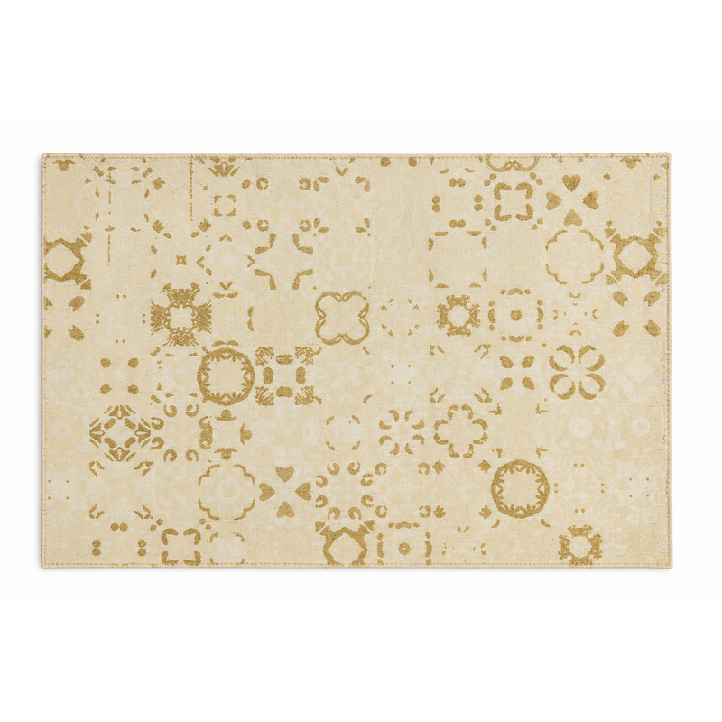Bright Rose Screenprinted Table Mat 13×19 – Midnight Marrakech 26