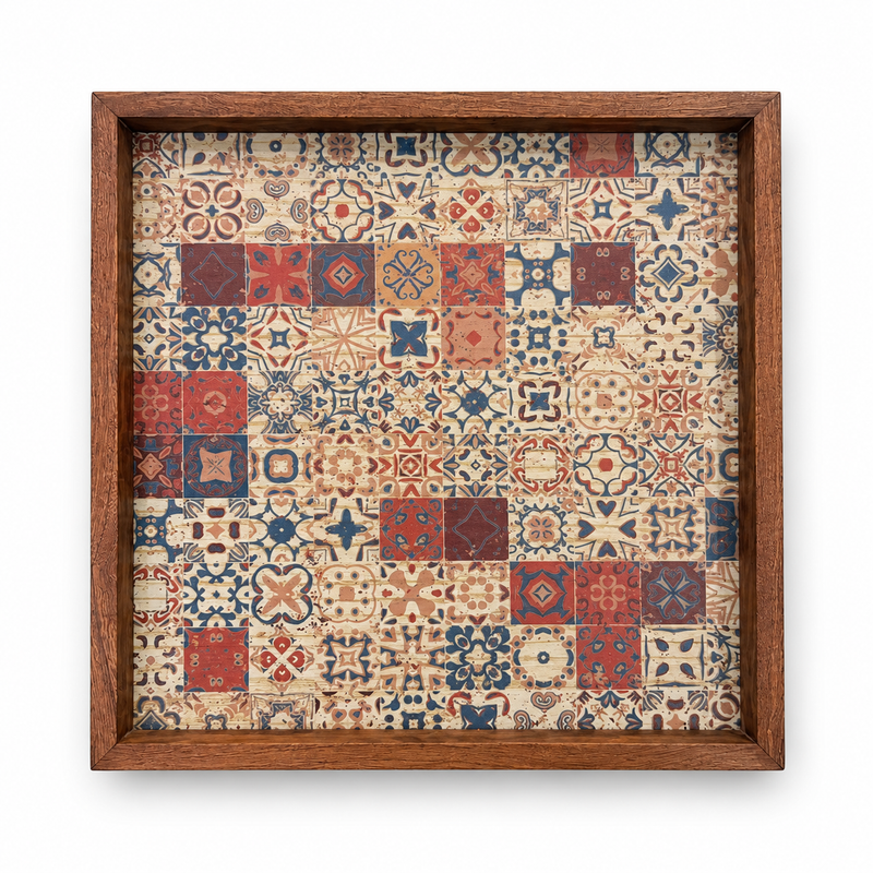 Bran Printed Tray 13×13 – Midnight Marrakech 26